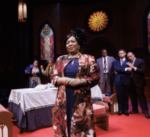 Jacqui Parker and the cast of Front Porch Arts Collective's "Chicken and Biscuits"